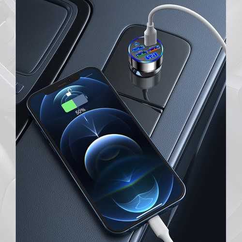 Car charger usb - usb, c