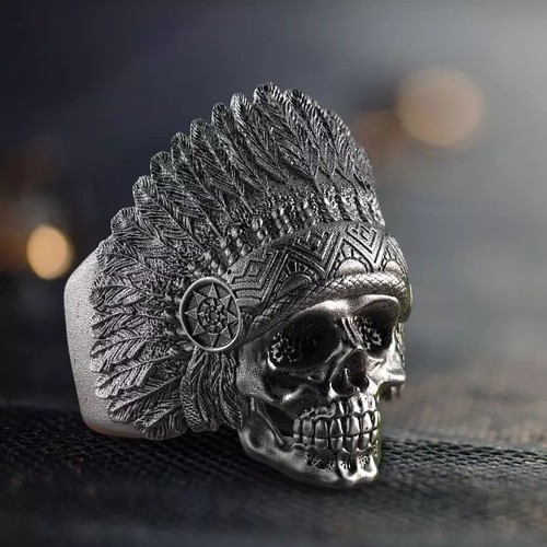 Native indian skull - native, statement