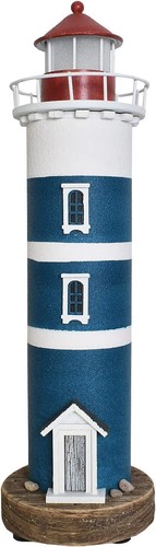 Wooden lighthouse decor - lighthouse,