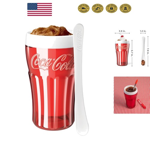 Coca cola float slushie - coca-cola,