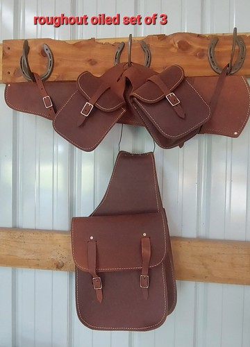 Horse tack saddle bags - horse,