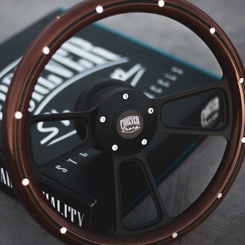 Steering wheel matte - steering, black