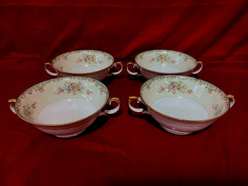 Meito china floral gold - china,