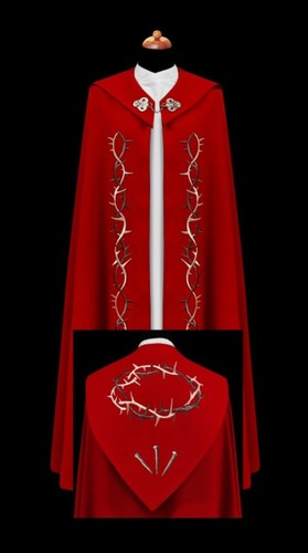 Red cope lent palm - red,