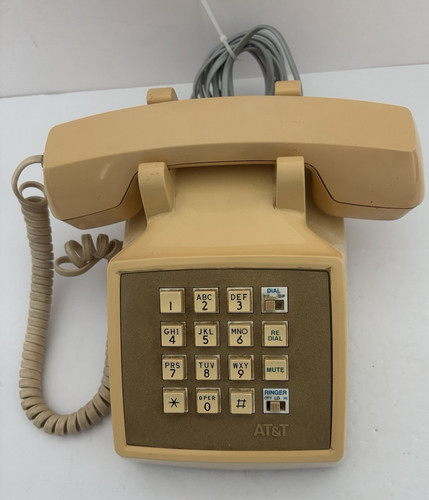 Vintage beige yellow cast - at&t,