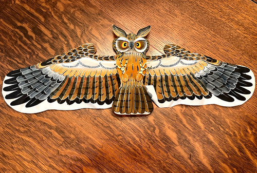 Vintage imperial chinese owl - chinese,