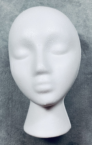 Styrofoam head female - styrofoam,