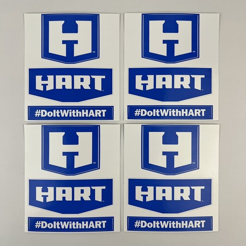 Hart tools stickers set of - hart, 4