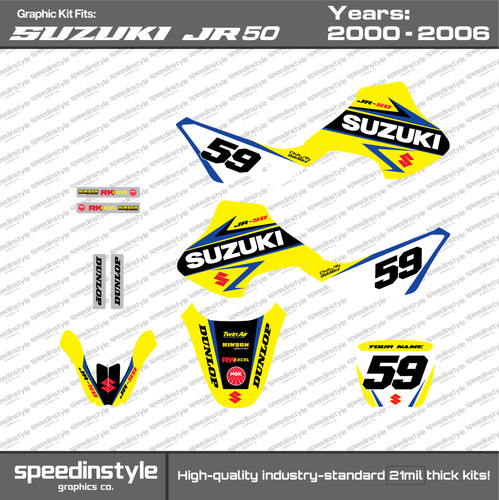Graphics decal kit for suzuki - decal,