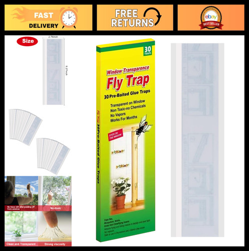 Pack sticky fly traps - pack,