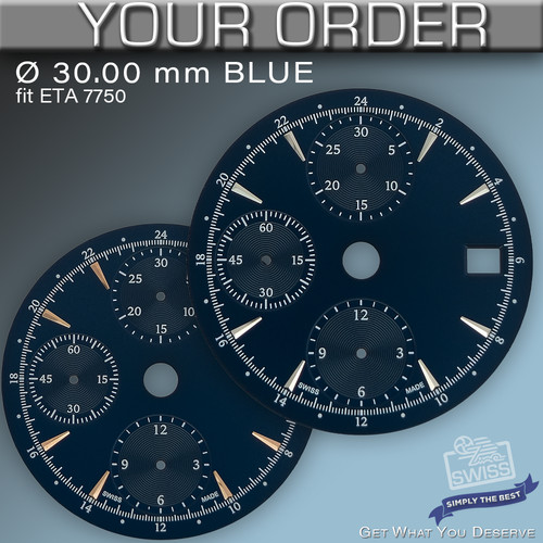Dial fit movement eta - dial,
