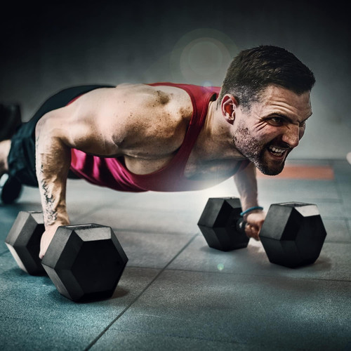 Hex dumbbells pair gym hand - hex,