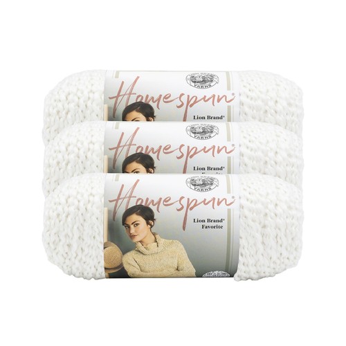 Lion brand yarn - (3, pack)