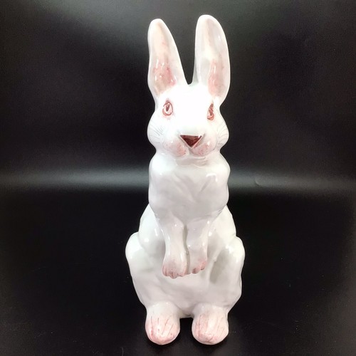 Italian pottery rabbit - pottery,