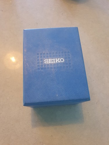 Seiko empty watch - seiko, blue