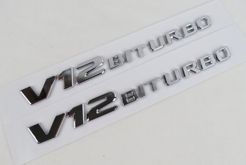 Mercedes v12 biturbo emblems - biturbo,
