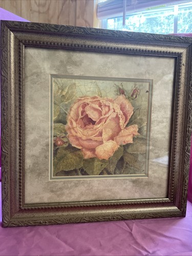 Vintage framed art print - framed,