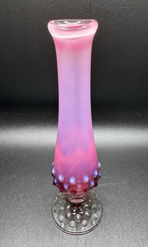 Fenton plum opalescent hobnail - plum,