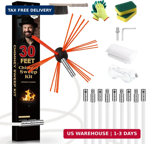 Feet chimney sweep - chimney, kit