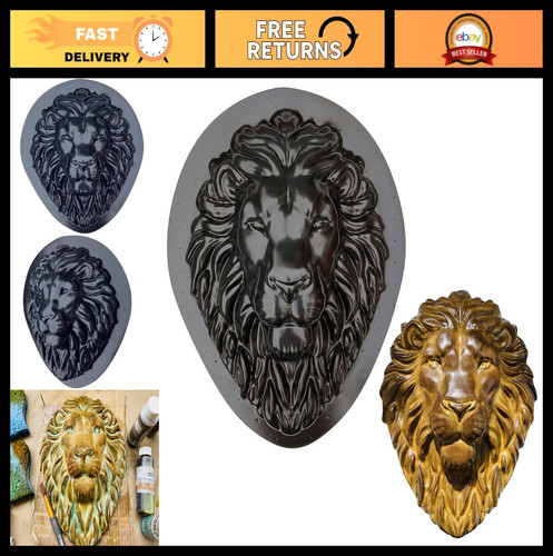 Lion head garden decor - garden, mold