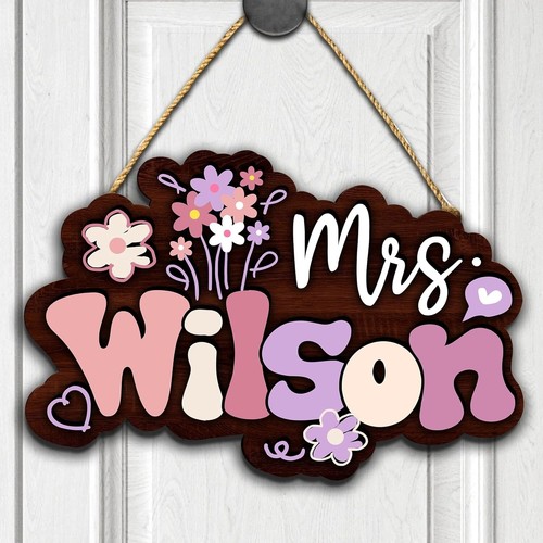 Personalized wooden multicolor - personalized,