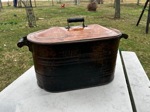 1900 era aged copper boiler - 1900's,