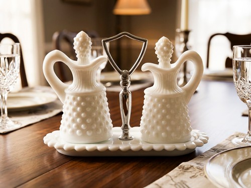 Vintage fenton glass hobnail - vintage,