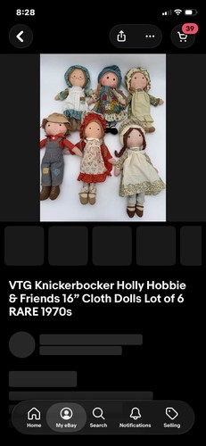 Vtg knickerbocker holly - knickerbocker, hobbie