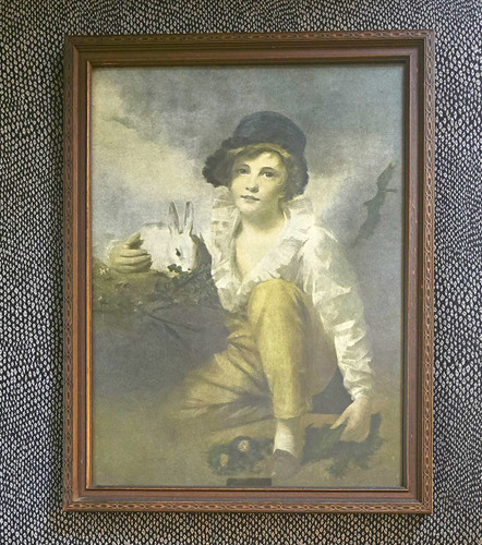 Framed print 1814 oil painting - framed,