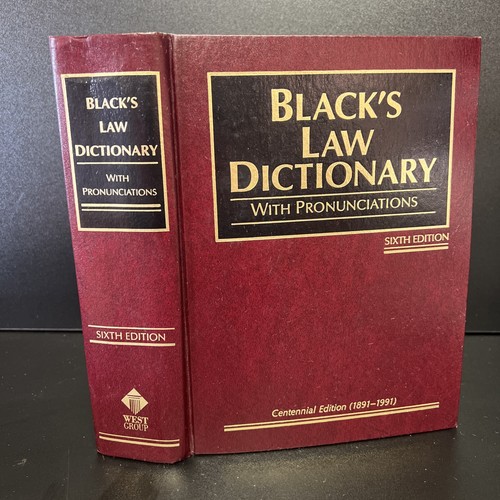 Vtg black law - black's,