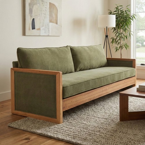 Modern three seater sofa - sofa, 77.8"