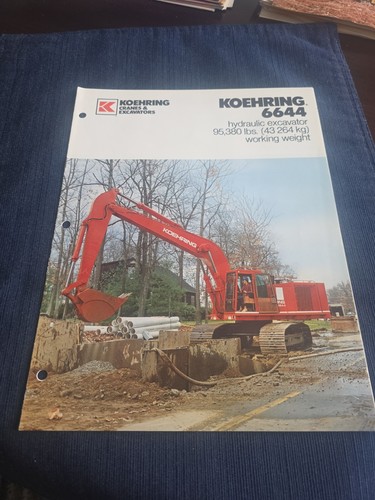 Koehring 6620 excavator - koehring,