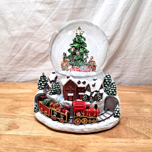 Snow globe christmas musical - globe,
