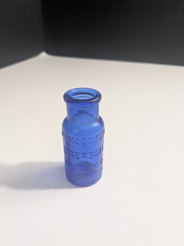Vintage medicine bottle bromo - medicine,