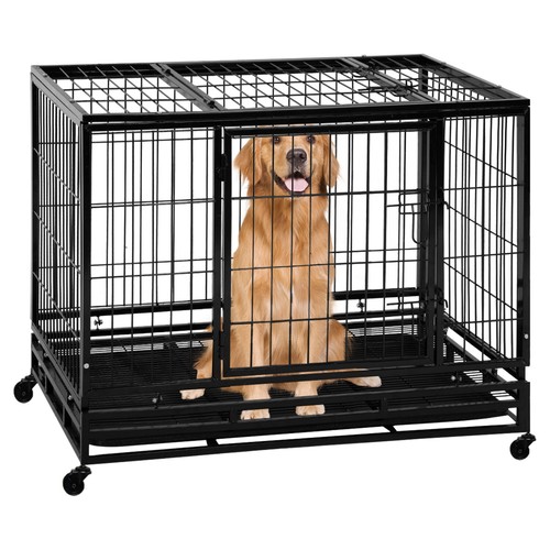 Dog crate cage for large - cage,