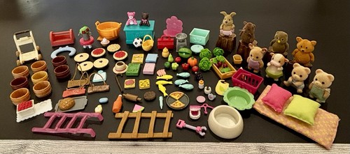 112 lot sylvanian families - pc,