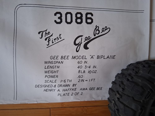 3086 first gee bee model - gee,