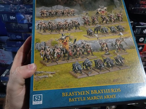 Beastmen brayherd battle - beastmen,