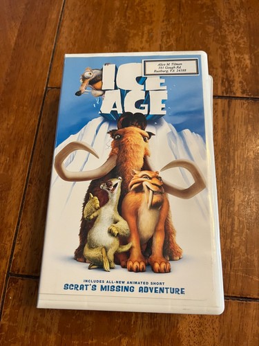 Ice age clam - (vhs,,