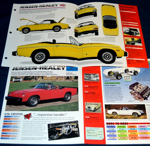 1974 jensen healey - jensen, info
