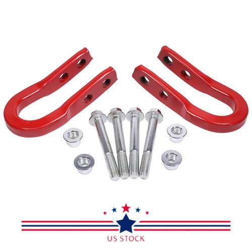 Front recovery red tow - front,