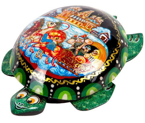 Green turtle jewelry - green,