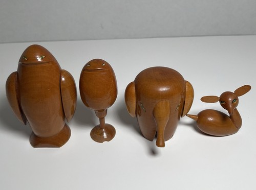 Vintage mcm minimalist - minimalist, wooden