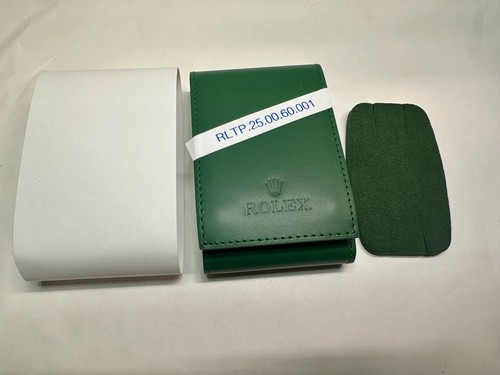Rolex leather travel pouch - rolex,