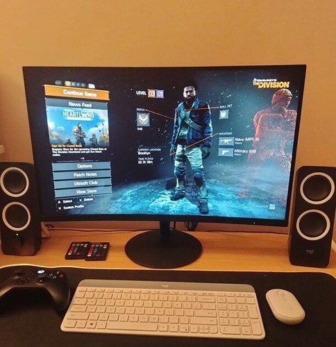 Inch curved computer - curved,