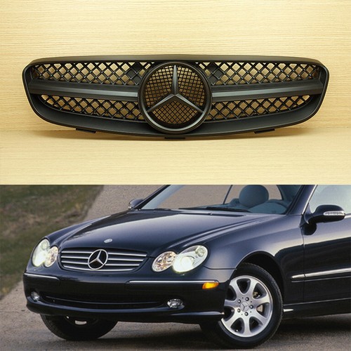 Front grille mist black - front,