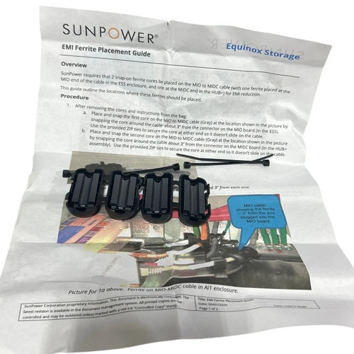 Sunpower equinox storage emi - sunpower,