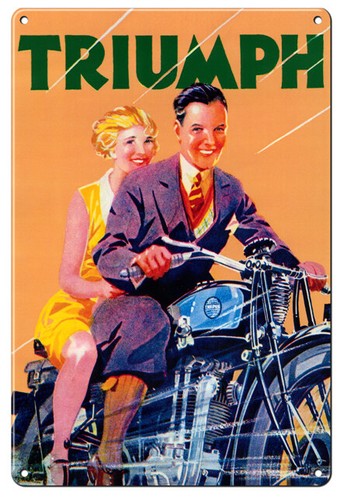 Vintage style metal sign - style,