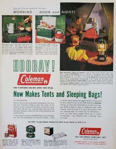1966 coleman camping - 1966, products