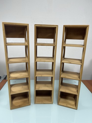 Bamboo wall mount wine - wall,